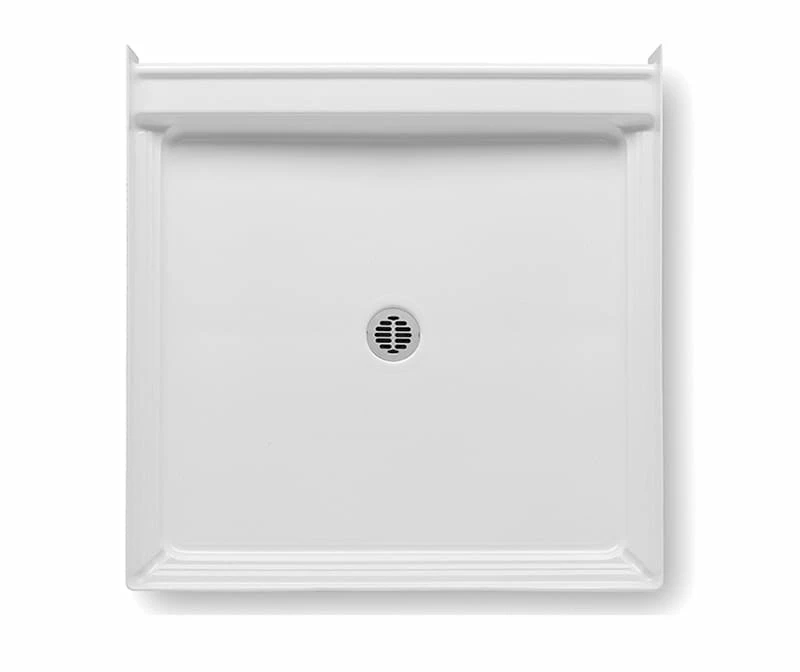 4242APANB 42 X 42 Acrylic Alcove Center Drain Shower Base In White - Image 2