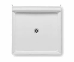 4242APANB 42 X 42 Acrylic Alcove Center Drain Shower Base In White