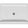 4834APANB 48 X 34 Acrylic Alcove Center Drain Shower Base In White