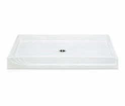 6034APAN 60 X 34 Acrylic Alcove Center Drain Shower Base In White