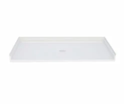 F6032APAN 60 X 31 Acrylic Alcove Center Drain Shower Base In White