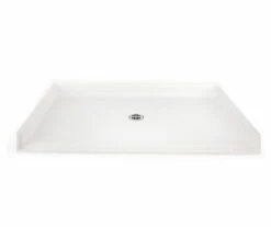 F6034DPAN 60 X 34 AcrylX Alcove Center Drain Shower Base In White