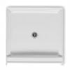 W3636APANB 36 X 36 Acrylic Alcove Center Drain Shower Base In White