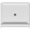 W4236APANB 42 X 36 Acrylic Alcove Center Drain Shower Base In White