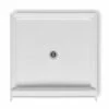 W4242APANB 42 X 42 Acrylic Alcove Center Drain Shower Base In White