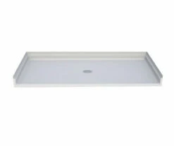 WF6032APAN 62 X 32 Acrylic Alcove Center Drain Shower Base In White