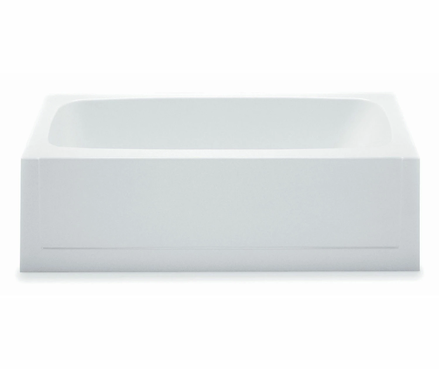 254027M AFR 54 X 27 AcrylX Alcove Left-Hand Drain Bathtub In White - Image 7