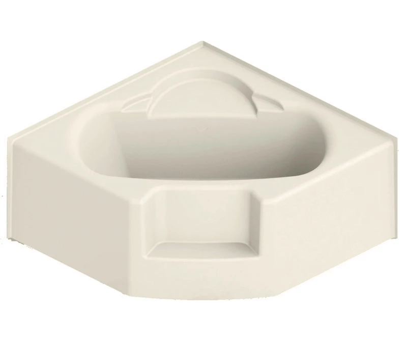 2540CCS 55 X 34 AcrylX Corner Center Drain Bathtub In White - Image 13