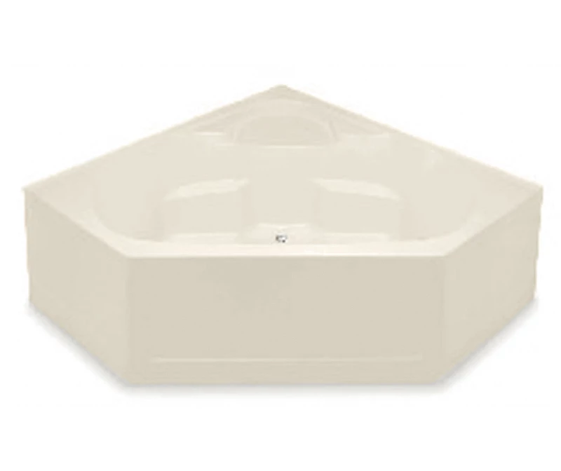 2600CBD 60 X 60 AcrylX Corner Center Drain Bathtub In White - Image 15