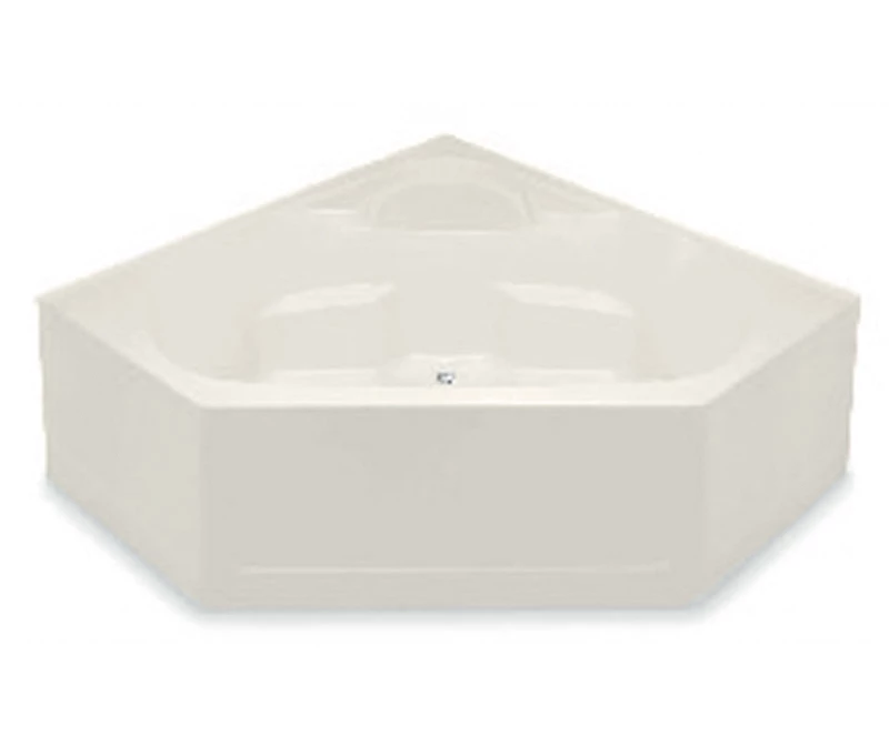 2600CBD 60 X 60 AcrylX Corner Center Drain Bathtub In White - Image 14