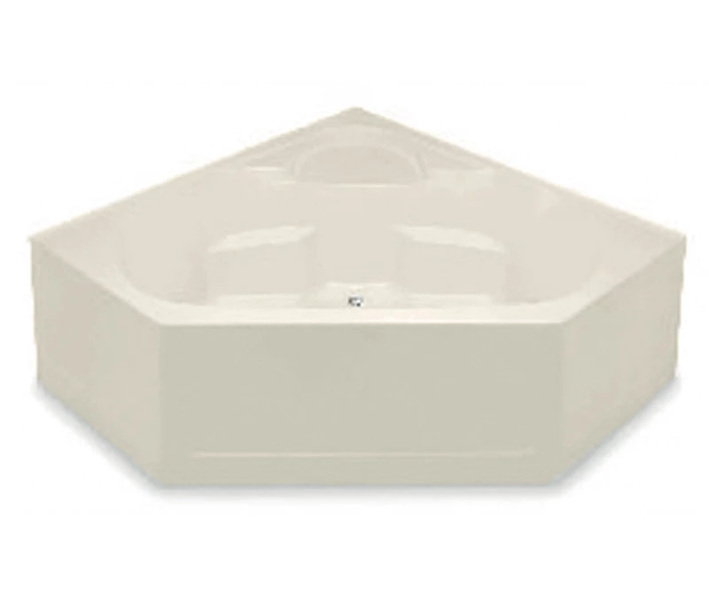 2600CBD 60 X 60 AcrylX Corner Center Drain Bathtub In White - Image 11