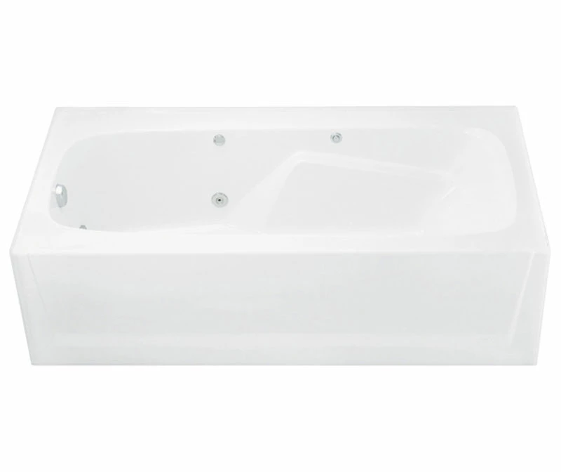 2720SK 72 X 36 AcrylX Alcove Left-Hand Drain Bathtub In White