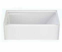 6030STUB 60 X 30 AcrylX Alcove Left-Hand Drain Bathtub In White