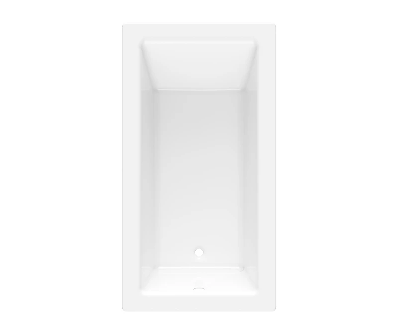 6032DMIN 60 X 32 AcrylX Drop-in Universal Drain Bathtub In White - Image 9
