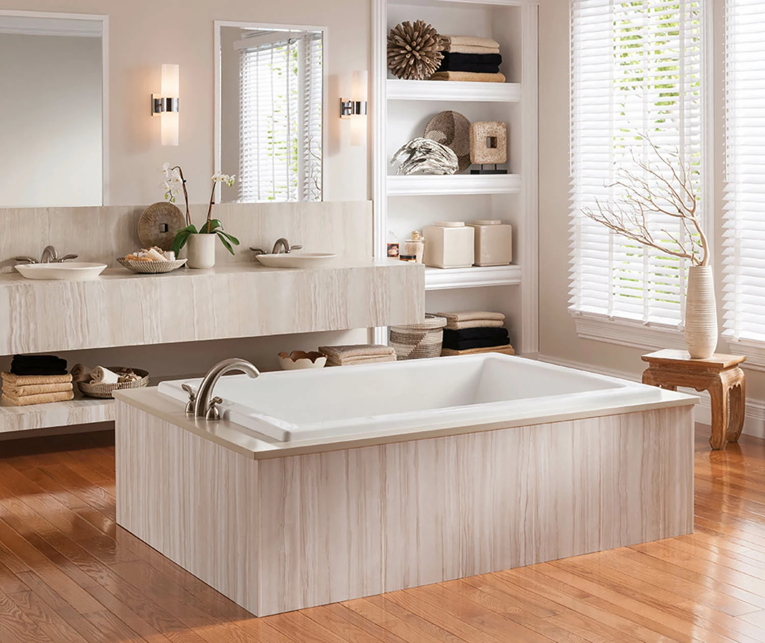 6032DMIN 60 X 32 AcrylX Drop-in Universal Drain Bathtub In White - Image 3