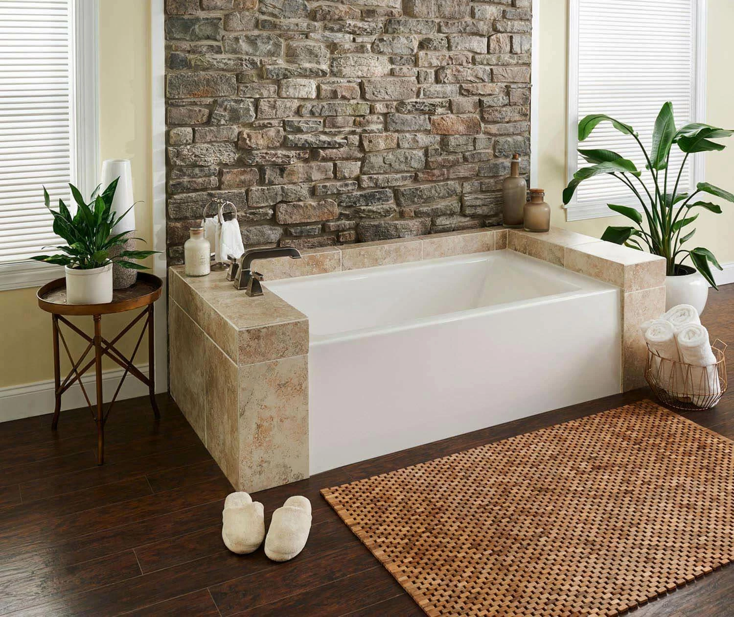 6032SMIN 60 X 32 AcrylX Alcove Left-Hand Drain Bathtub In White - Image 2