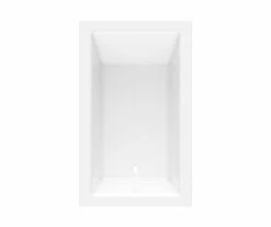 6036DMIN 60 X 36 AcrylX Drop-in Universal Drain Bathtub In White