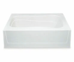 6036HM AFR 60 X 36 AcrylX Alcove Left-Hand Drain Bathtub In White