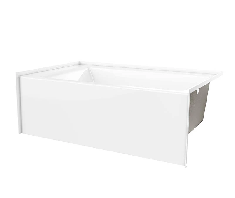 6036SMINM AFR 60 X 36 AcrylX Alcove Left-Hand Drain Bathtub In White - Image 5