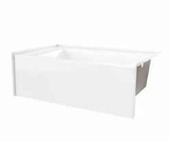 6036SMINM AFR 60 X 36 AcrylX Alcove Left-Hand Drain Bathtub In White