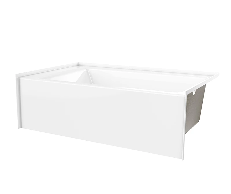 6036SMIN 60 X 36 AcrylX Alcove Left-Hand Drain Bathtub In White - Image 2