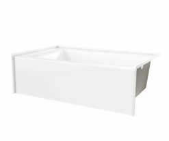 6036SMIN 60 X 36 AcrylX Alcove Left-Hand Drain Bathtub In White