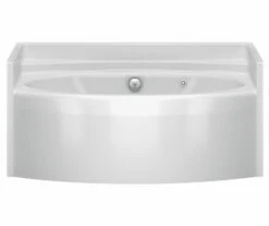 6042BWCM AFR 60 X 34 AcrylX Alcove Center Drain Bathtub In White