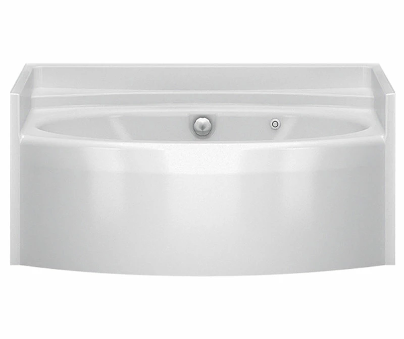 6042BWCM AFR 60 X 34 AcrylX Alcove Center Drain Bathtub In White