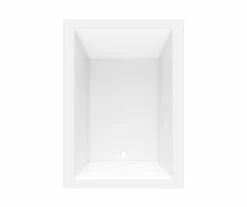 6042DMIN 60 X 42 AcrylX Drop-in Universal Drain Bathtub In White