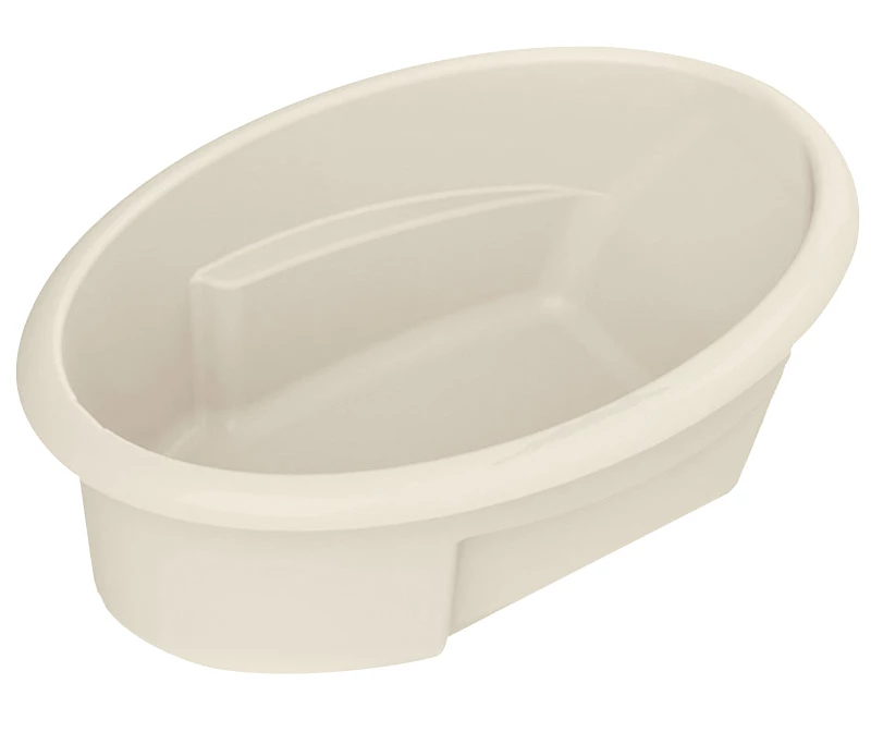 6042OVAL 60 X 42 AcrylX Drop-in Universal Drain Bathtub In White - Image 15