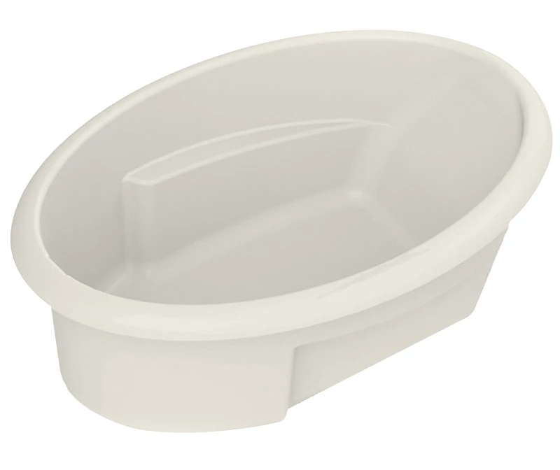6042OVAL 60 X 42 AcrylX Drop-in Universal Drain Bathtub In White - Image 14