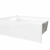6042SMINM AFR 60 X 42 AcrylX Alcove Left-Hand Drain Bathtub In White