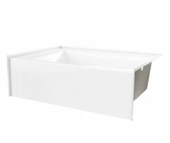 6042SMIN 60 X 42 AcrylX Alcove Left-Hand Drain Bathtub In White