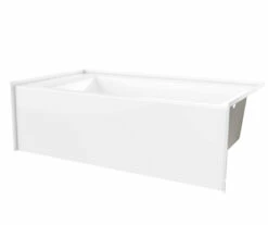 6636SMINM AFR 66 X 36 AcrylX Alcove Left-Hand Drain Bathtub In White