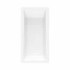 7236DMIN 72 X 36 AcrylX Drop-in Universal Drain Bathtub In White