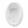 Ariel II Stocking 72 X 42 Acrylic Drop-in Universal Drain Bathtub In White