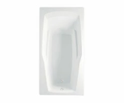Ascot II 1X 66 X 34 Acrylic Drop-in Universal Drain Bathtub In White