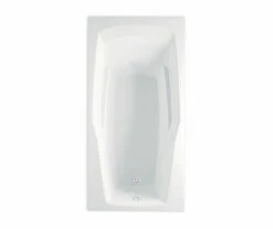 Ascot III 1X 72 X 36 Acrylic Drop-in Universal Drain Bathtub In White