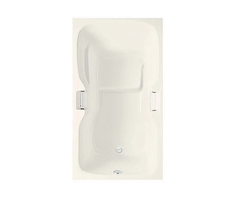 Bayport 6636 Acrylic Drop-in Universal Drain Bathtub In White - Image 7