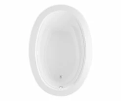 Belmont II 1X 71 X 41 Acrylic Drop-in Universal Drain Bathtub In White