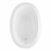 Belmont II Stocking 71 X 41 Acrylic Drop-in Universal Drain Bathtub In White