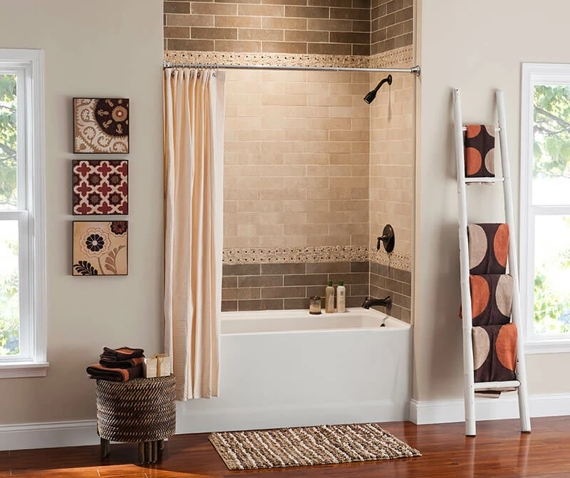 Cooper 32 1X 60 X 32 Acrylic Alcove Left-Hand Drain Bathtub In White - Image 4