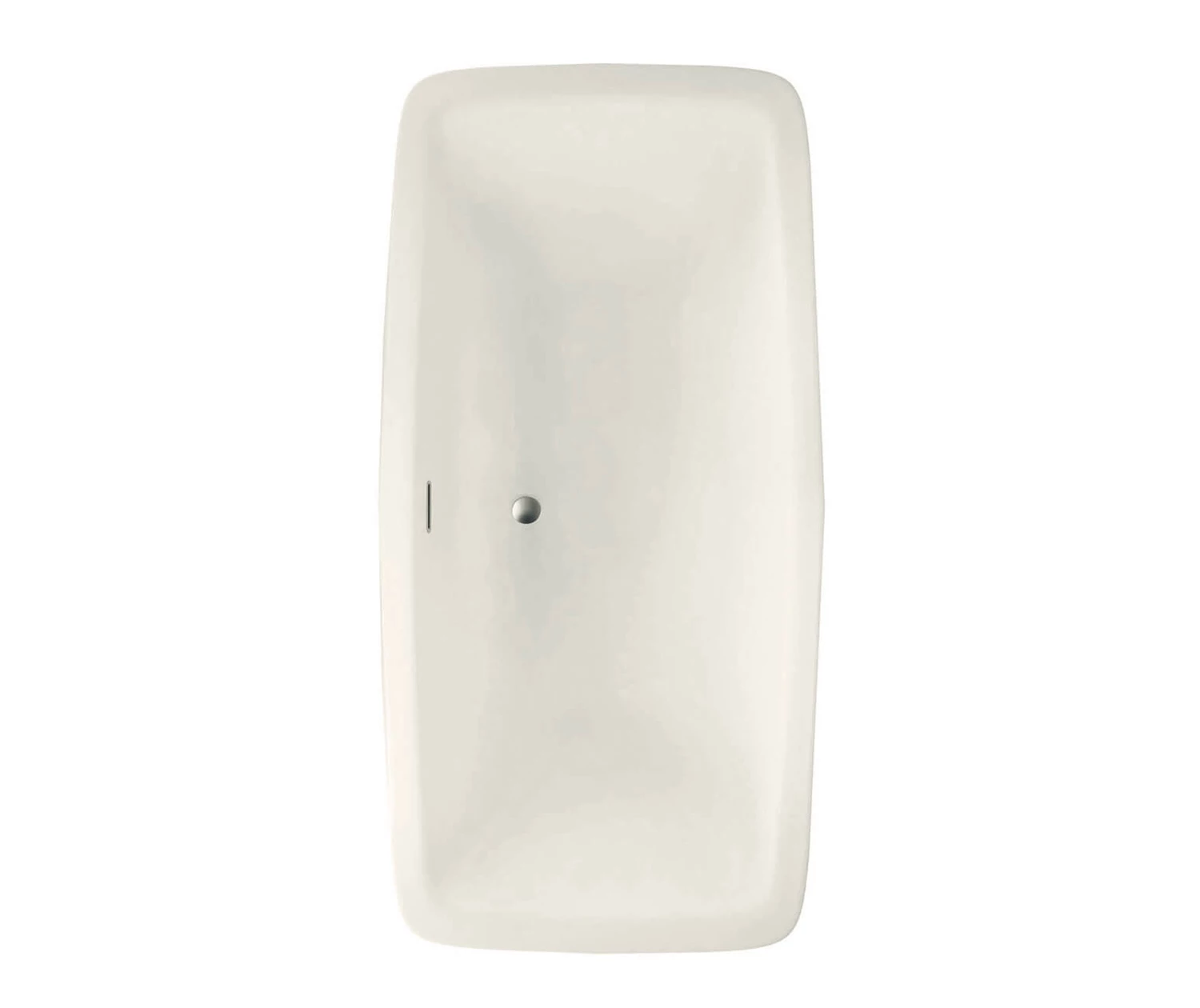 Curve 7236C Acrylic Drop-in Center Drain Bathtub In White - Image 11