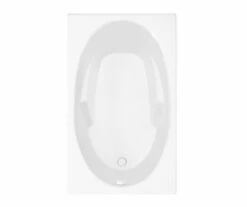 Davenport Elements 59 X 36 Acrylic Drop-in Universal Drain Bathtub In White