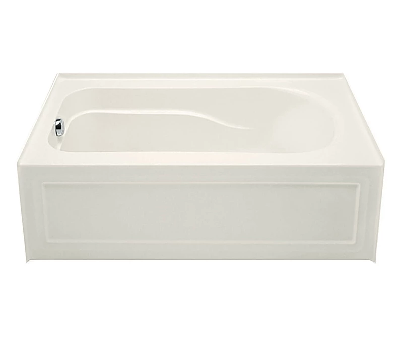 Dossi 30 1X 60 X 30 Acrylic Alcove Left-Hand Drain Bathtub In White - Image 6