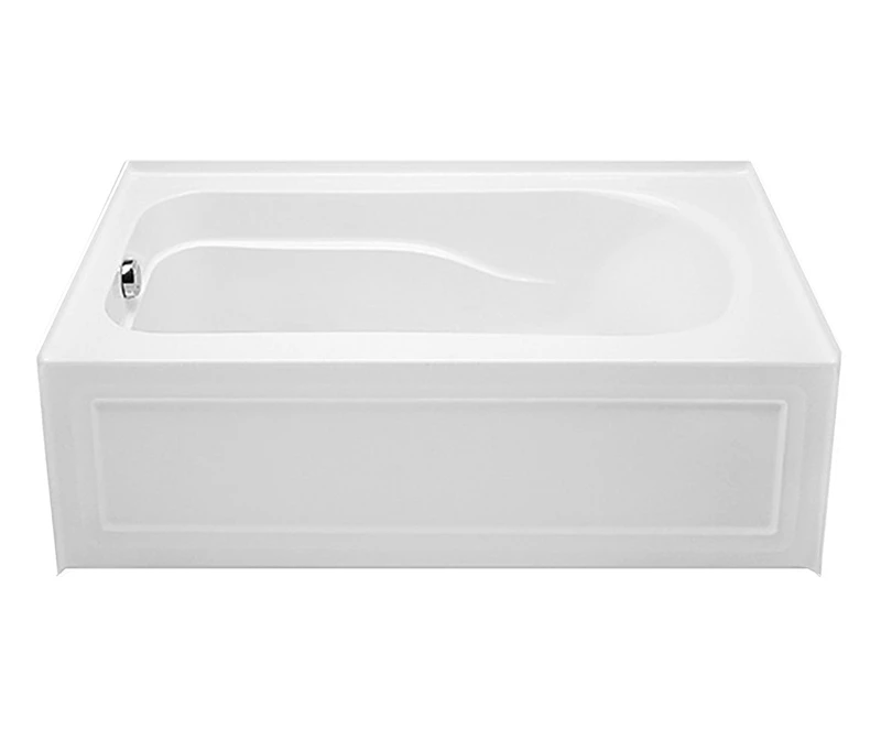 Dossi 30 1X 60 X 30 Acrylic Alcove Left-Hand Drain Bathtub In White - Image 2