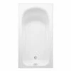 Dossi 32 1X 60 X 32 Acrylic Alcove Left-Hand Drain Bathtub In White