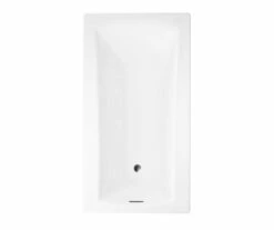 Ellis 6032 Acrylic Drop-in Universal Drain Bathtub In White