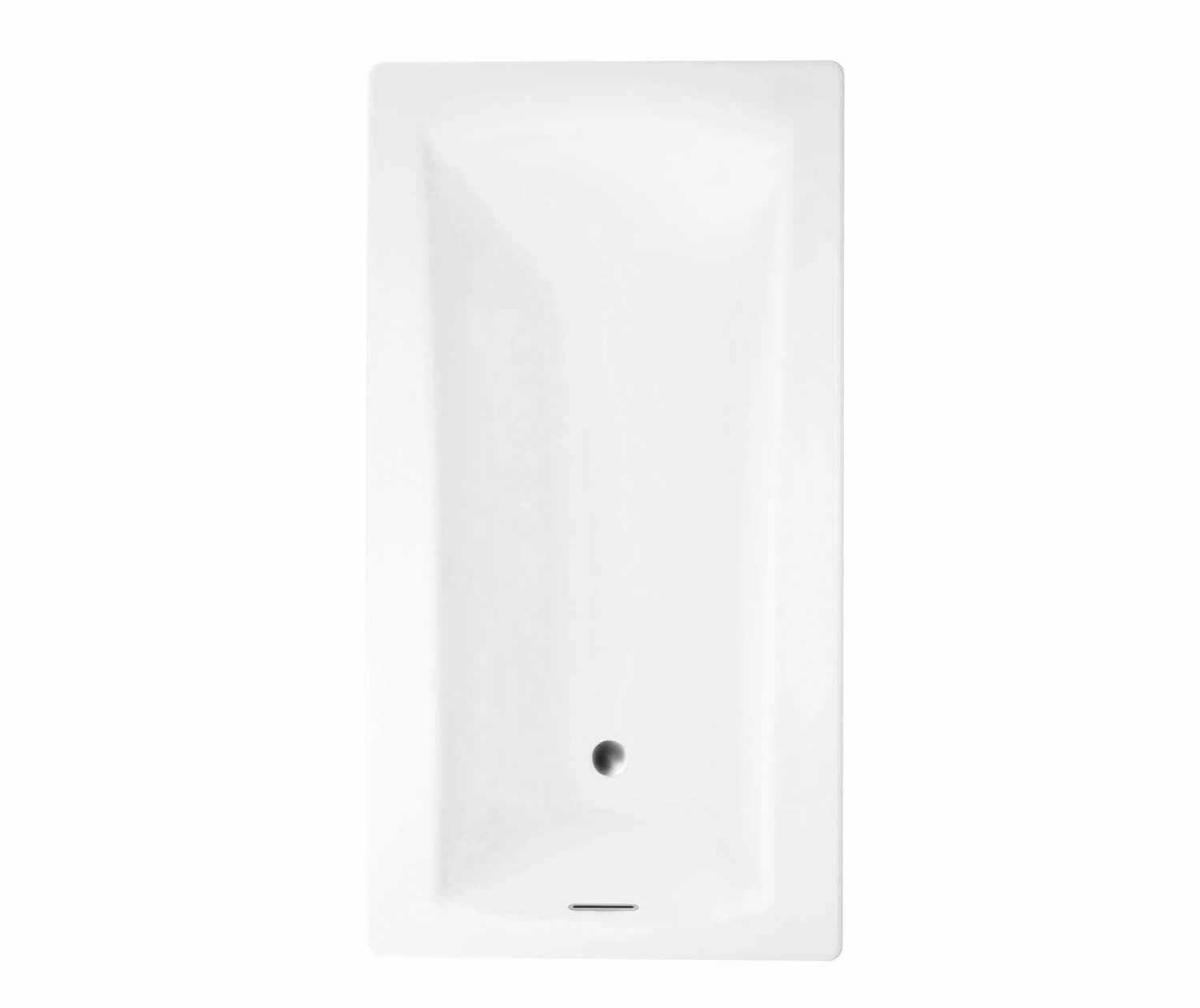 Ellis 7232 Acrylic Drop-in Universal Drain Bathtub In White - Image 2