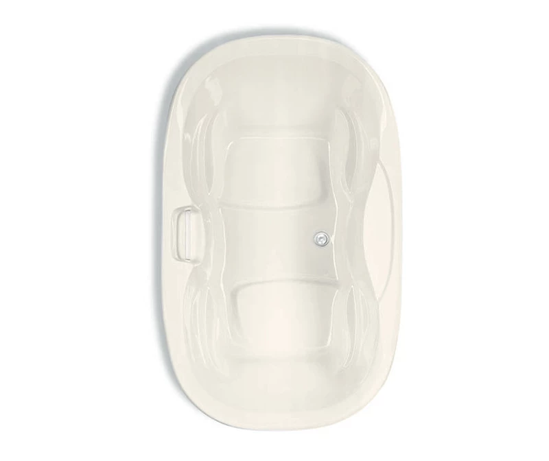 Fullerton 7042C Acrylic Drop-in Front-Center Drain Bathtub In White - Image 7